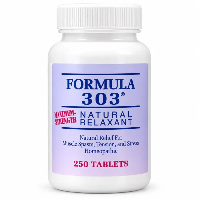Formula 303 Natural Relaxant Maximum Strength – 250 Tabletas